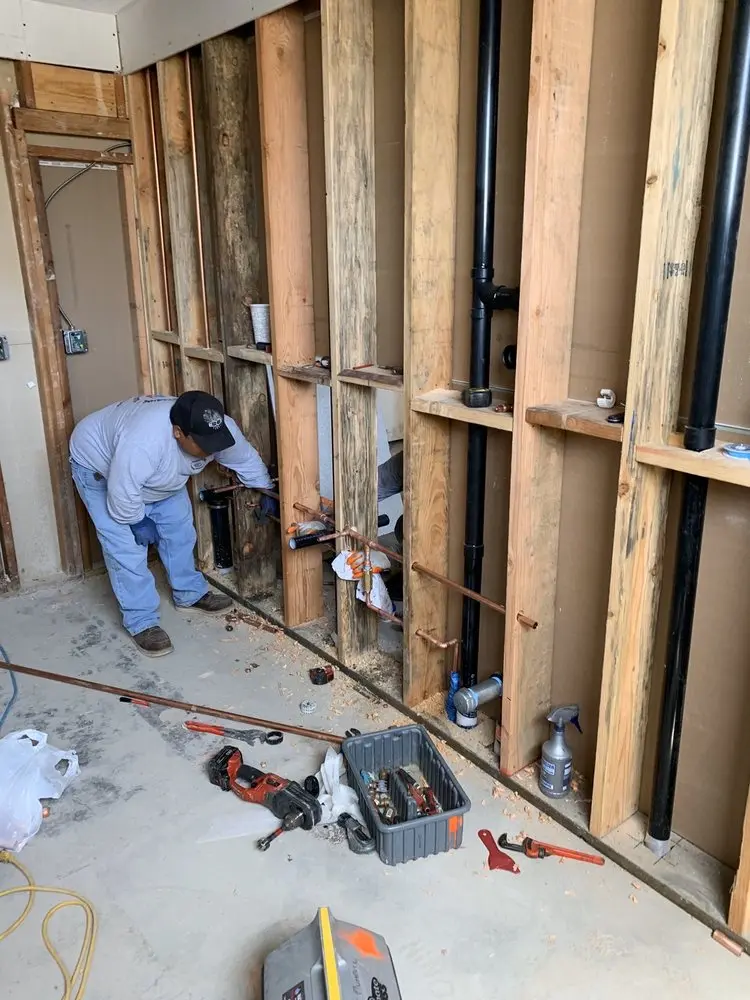 Commercial rough-in plumbing for Gas Line Repair in Southmont